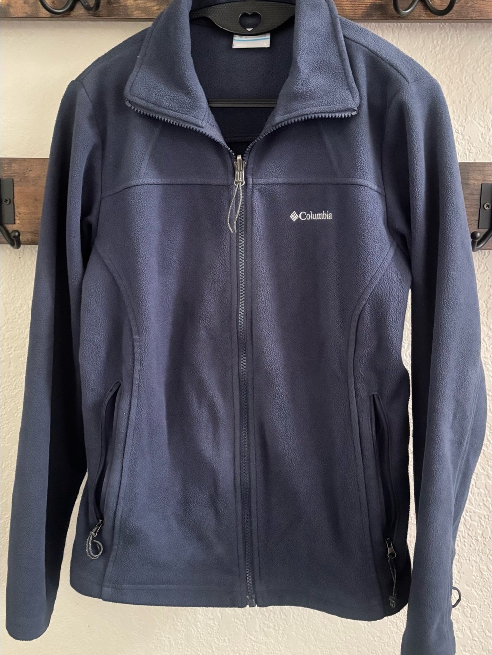 Columbia Women’s Navy Full-Zip Fleece Jacket - Dark Navy